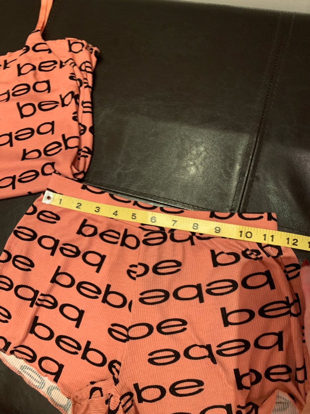 🌸BEBE🌸LOGO CAMI SHORT SET. EXCELLENT CONDITION! - Picture 6 of 10